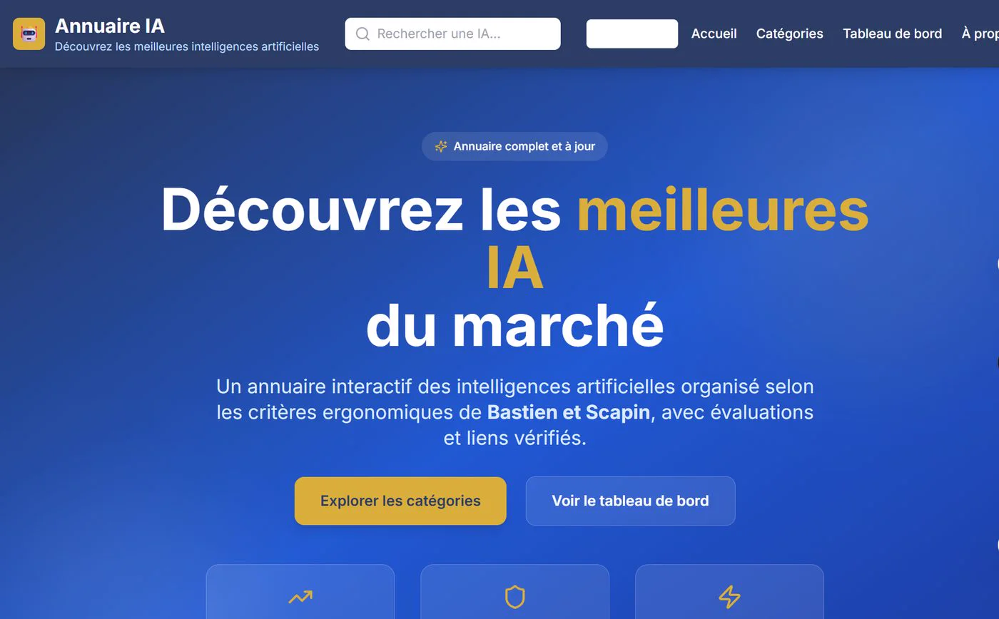 Capture de l'Annuaire IAS